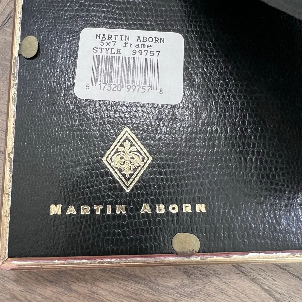 Beautiful Martin Aborn Frame Hand Finished Italian Wood 5x7 Italy READ Gold